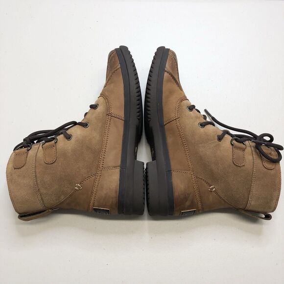 UGG Azaria Waterproof Duck Boots Women's 7 Chestnut Wool Lined Leather Suede - Picture 6 of 9